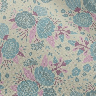 Big Psychedelic Flower Chiffon