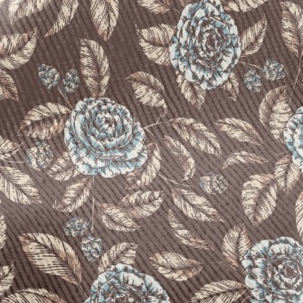 Noble Varieties Of Peonies Standard Corduroy