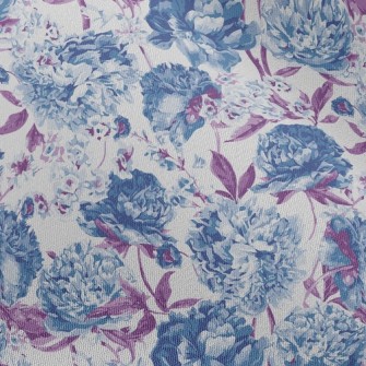 Psychedelic Color Peonies Chiffon