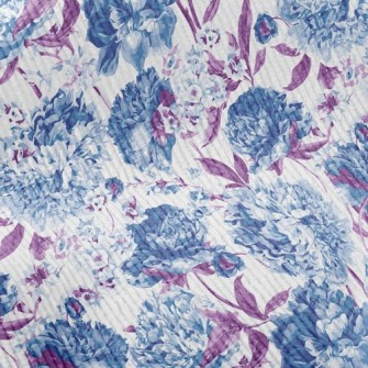 Psychedelic Color Peonies Standard Corduroy
