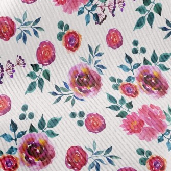 Blooming Noble Peonies Standard Corduroy