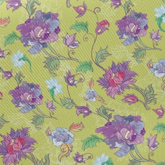 Peonies And Chrysanthemums Twill