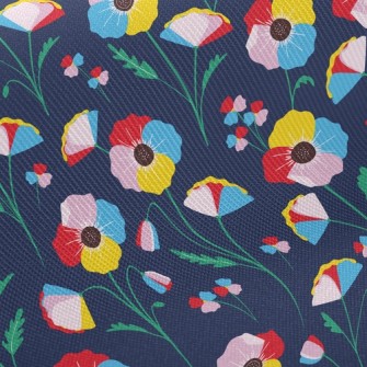 Colorful Flowers Twill
