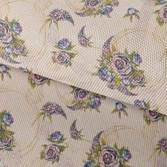 Rose Wreath Waterproof Oxford