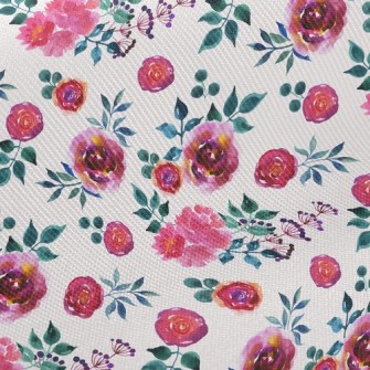 Blooming Noble Peonies Twill