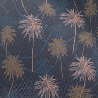 Cool Color Coconut Tree Chiffon