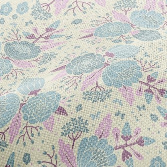 Big Psychedelic Flower Performance Linen