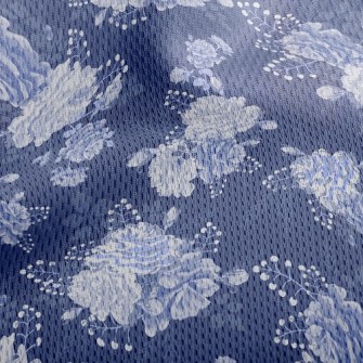 White Rose Athletic Mesh Flat Back