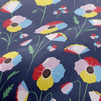 Colorful Flowers Performance Linen