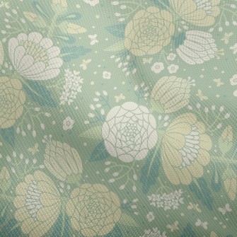 Retro Texture Flowers Dobby