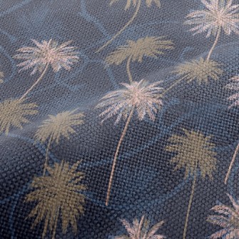 Cool Color Coconut Tree Performance Linen