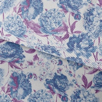 Psychedelic Color Peonies Waterproof Oxford