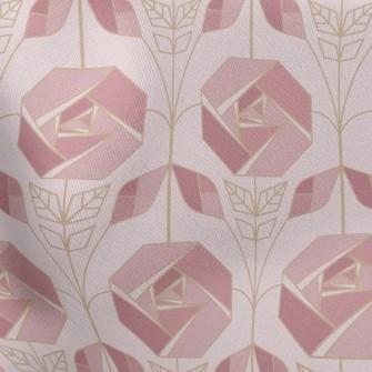 Geometric Rose Stretch Ponte