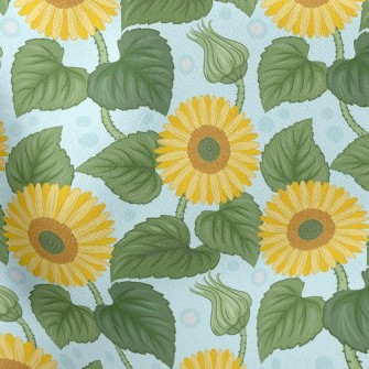 Vibrant Sunflower Stretch Ponte