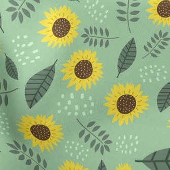 Green Sunflowers Stretch Ponte