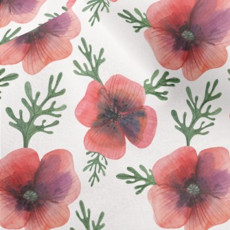 Bright And Generous Poppy Flow Micro Fleece