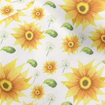 Sunflower Dandelion Micro Fleece