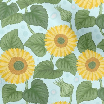 Vibrant Sunflower Micro Fleece