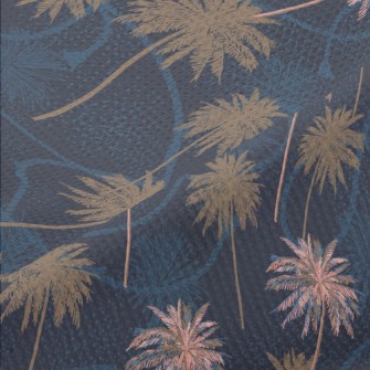 Cool Color Coconut Tree Piqué