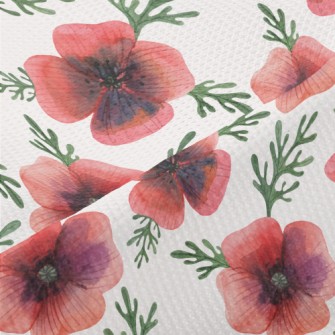 Bright And Generous Poppy Flow Piqué