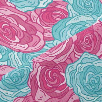 Elegant Two-color Rose Piqué