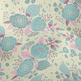 Big Psychedelic Flower Lightweight Performance Linen
