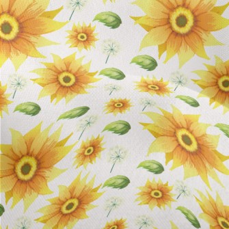 Sunflower Dandelion Lightweight Performance Linen