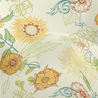 Full Of Energy And Flowers Lightweight Performance Linen