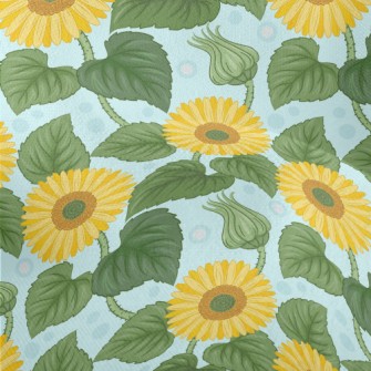 Vibrant Sunflower Lightweight Performance Linen