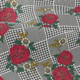 Houndstooth Rose Modern Jersey