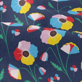 Colorful Flowers Modern Jersey