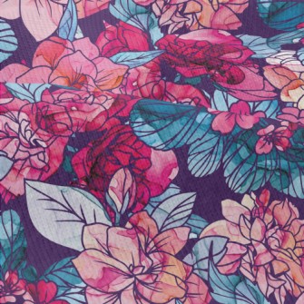 Psychedelic Beautiful Flowers Modern Jersey