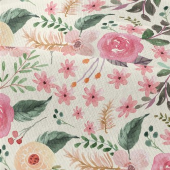 Watercolor Cute Flowers Modern Jersey