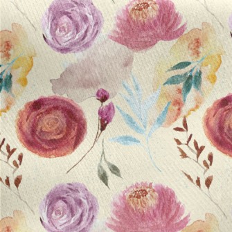 Crayon Wild Rose Jersey Backed Fleece