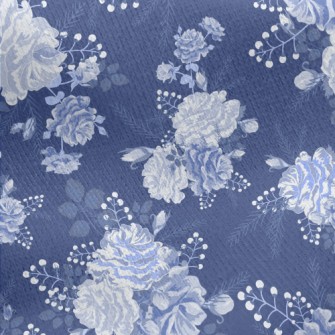 White Rose Jersey Backed Fleece