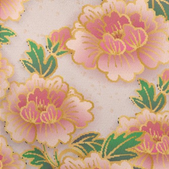 Happy And Sweet Peonies Pongee