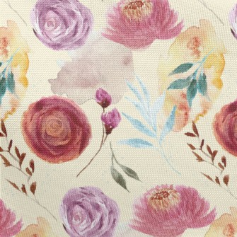 Crayon Wild Rose Pongee
