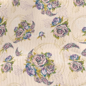 Rose Wreath Stretch Jersey