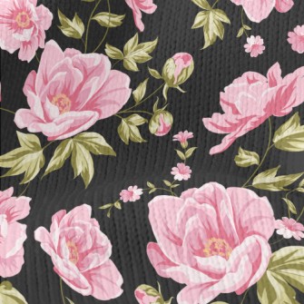 Peonies In Bloom Stretch Jersey