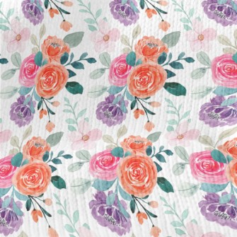Bright Beautiful Roses Stretch Jersey
