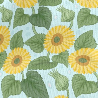 Vibrant Sunflower Stretch Jersey