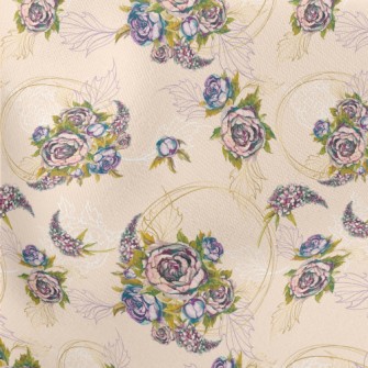 Rose Wreath Lightweight Cotton Poplin