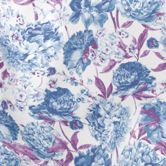 Psychedelic Color Peonies Lightweight Cotton Poplin