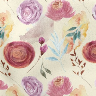 Crayon Wild Rose Lightweight Cotton Poplin