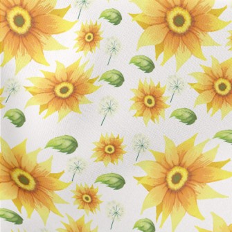 Sunflower Dandelion Lightweight Cotton Poplin