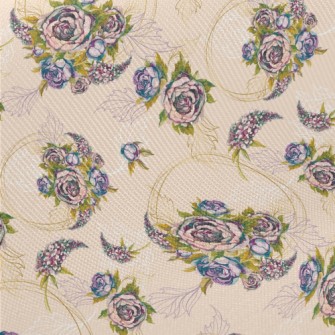 Rose Wreath Midweight Cotton Poplin