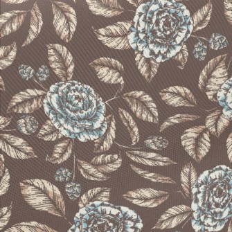 Noble Varieties Of Peonies Midweight Cotton Poplin