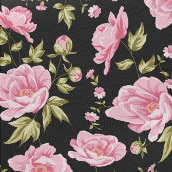 Peonies In Bloom Midweight Cotton Poplin