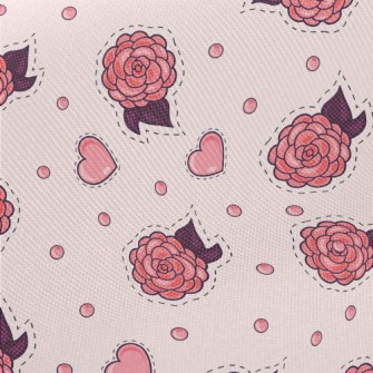 Love Rose Midweight Cotton Poplin