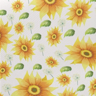 Sunflower Dandelion Midweight Cotton Poplin